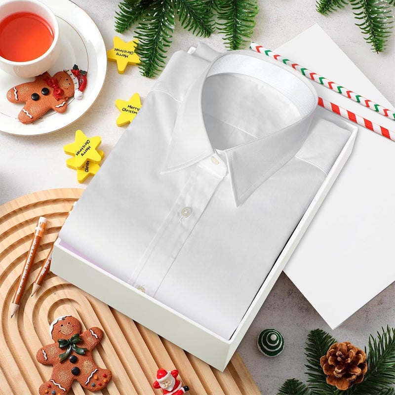 Rsgift White Gift Boxes, 3 Sizes Small Gift Boxes for Men Clothes, Women Apparel, Christmas and Birthdays Wedding, Graduation Packaging, Assorted Sizes(4 Boxes 11", 4 Boxes 14", 4 Boxes 16") - Image 5
